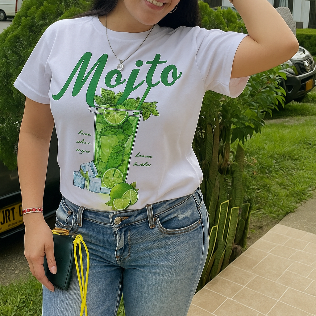 🍋🟩CAMISETA MOJITO