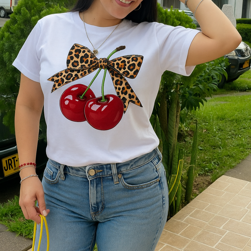 🍒CAMISETA CEREZA