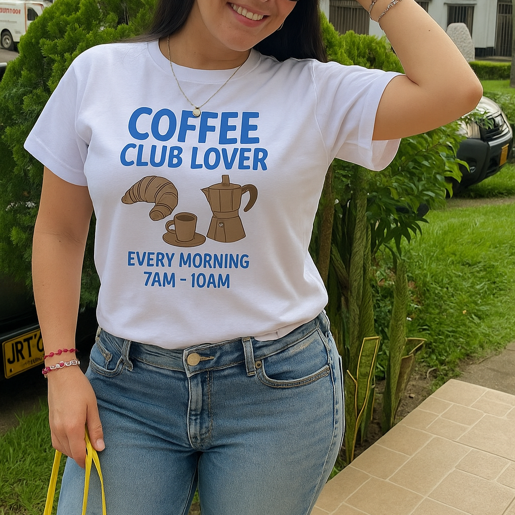 🤎CAMISETA COFFEE CLUB LOVER