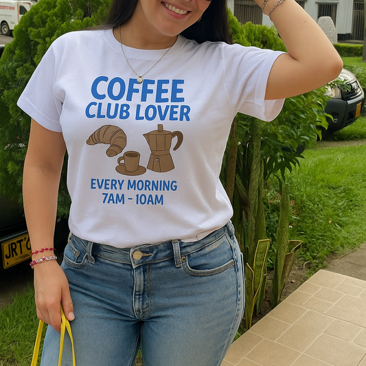 🤎CAMISETA COFFEE CLUB LOVER