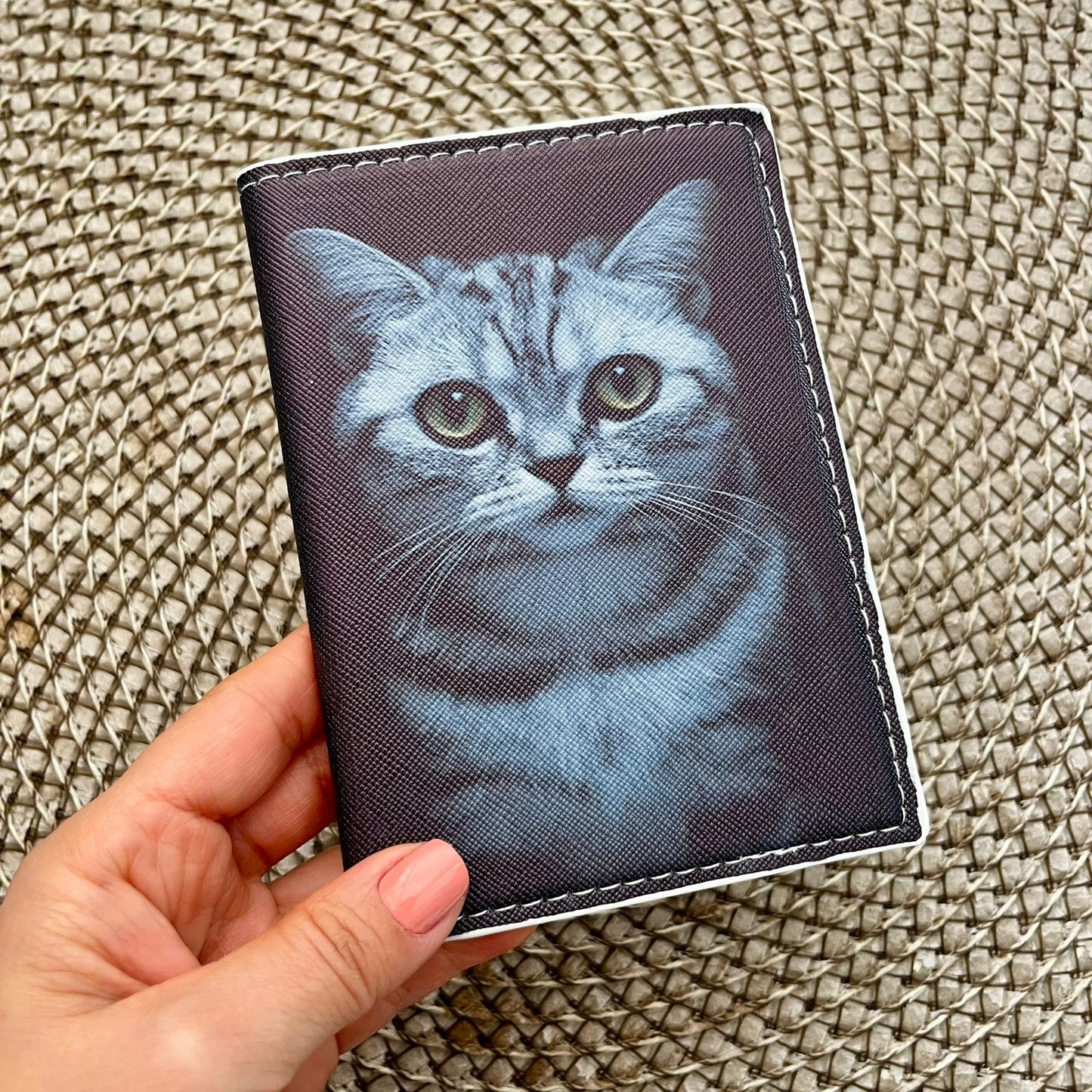 FUNDA PASAPORTE BLACK ANIMALITOS