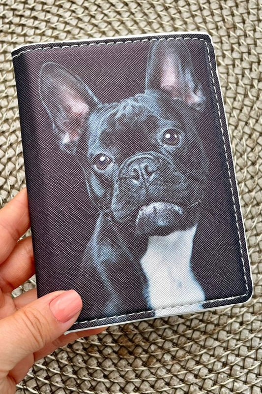 FUNDA PASAPORTE BLACK ANIMALITOS