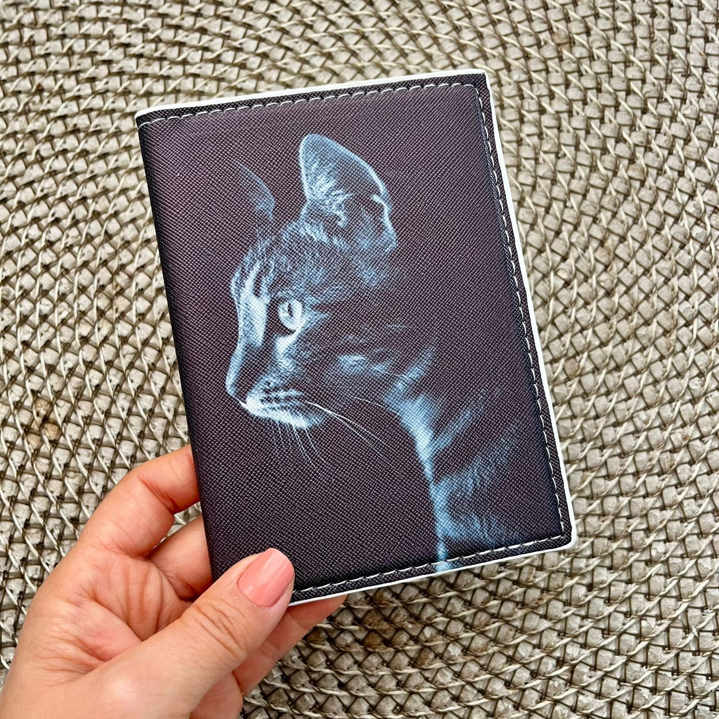 FUNDA PASAPORTE BLACK ANIMALITOS