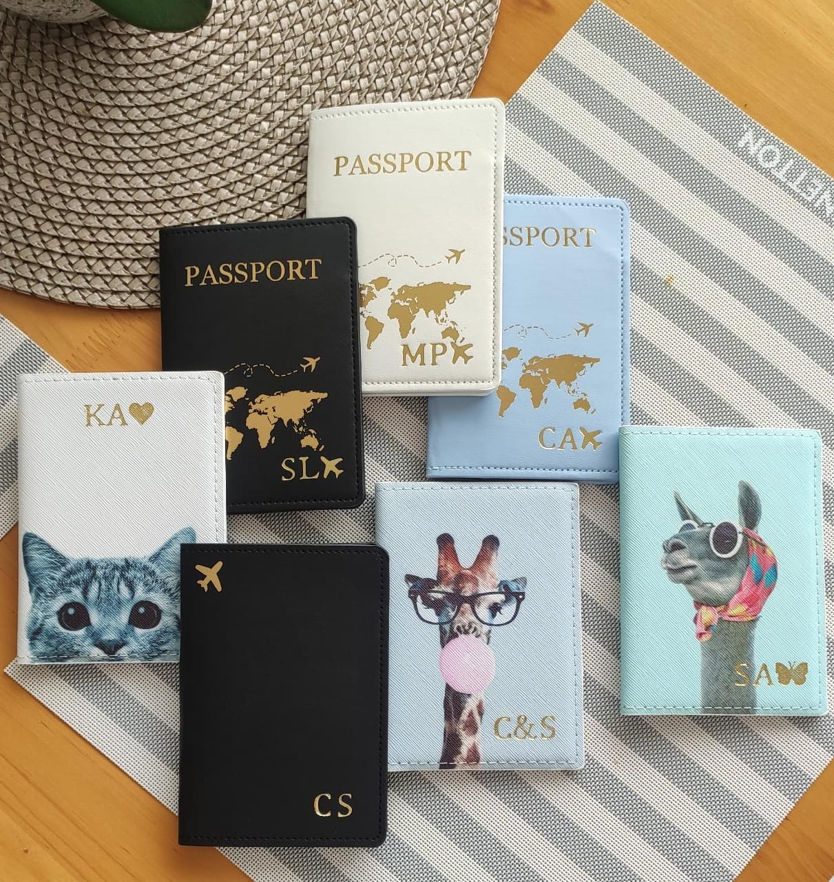 FUNDA PASAPORTE ANIMALITOS