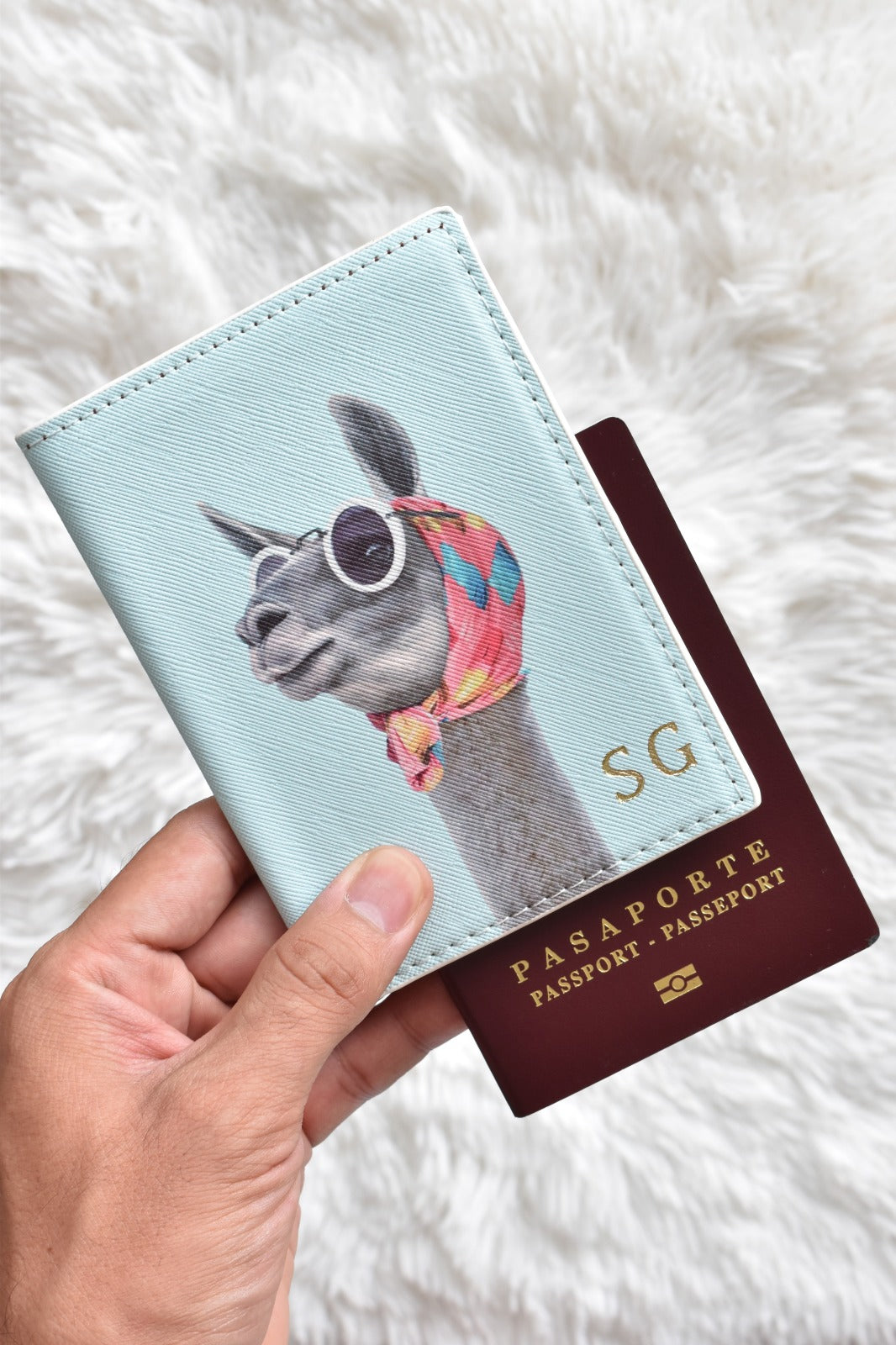 FUNDA PASAPORTE ANIMALITOS
